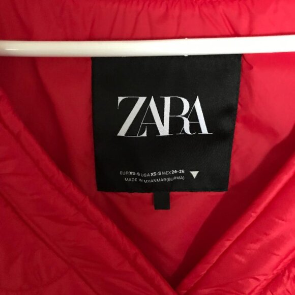 Ladies Red Zara Lightweight Spring Pullover Jacket - Picture 3 of 3